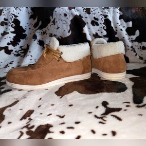 Fuzzy Ankle Boots